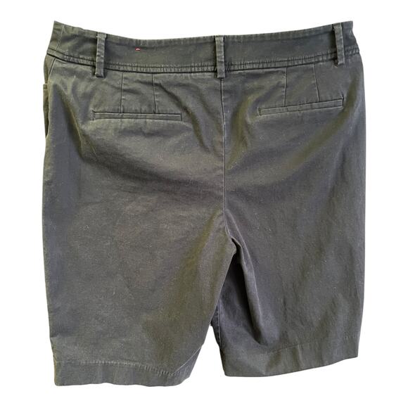 Talbots Bermuda Shorts Women’s Size 10 Charcoal Gray Cotton Spandex Classic Fit - Picture 3 of 10